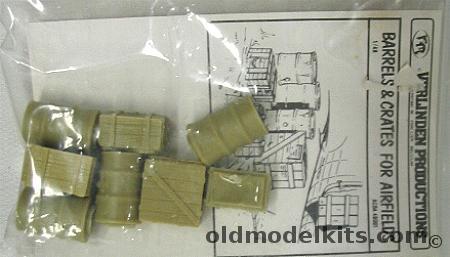 Verlinden 1/48 Barrels & Crates for Airfields plastic model kit